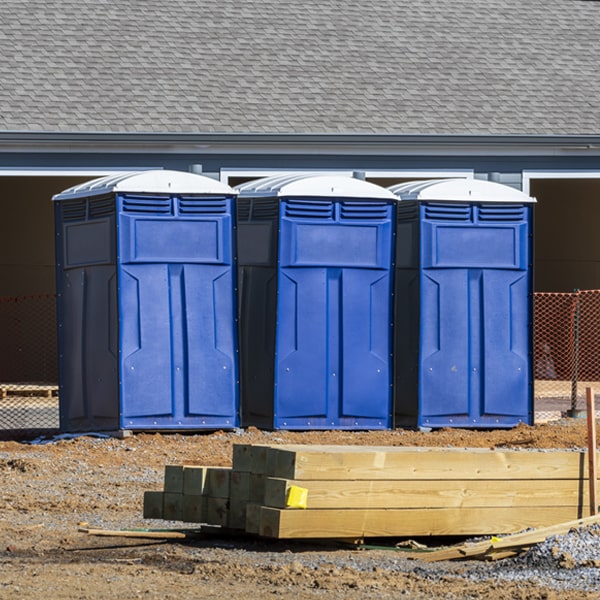 how can i report damages or issues with the porta potties during my rental period in Laurie Missouri